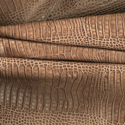 Embossed reptiles leather